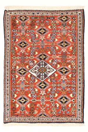 Gabbeh Teppich - Kaschkuli Perser - 88 x 61 cm - mehrfarbig