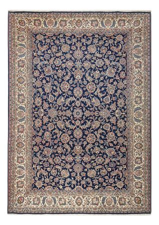 Tapis persan - Classique - 356 x 248 cm - bleu foncé