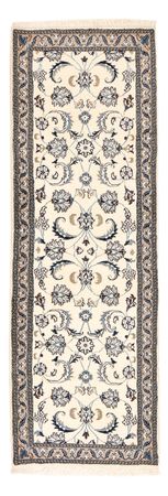 Tapis de couloir Tapis persan - Nain - Royal - 188 x 60 cm - crème