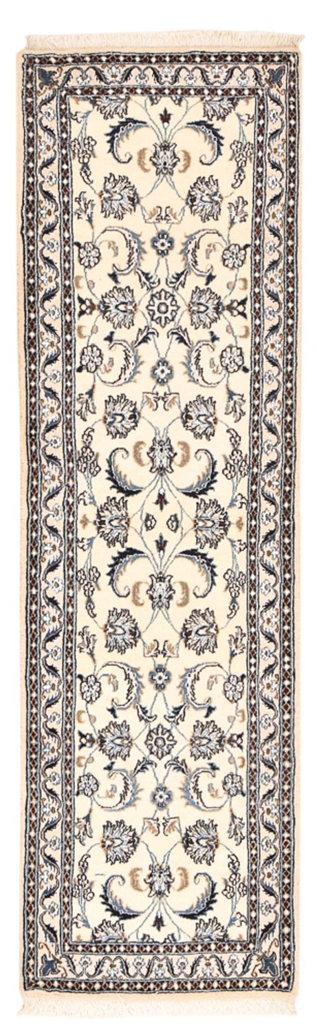 Corredor Tapete Persa - Nain - Royal - 195 x 57 cm - creme