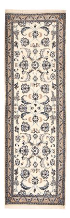 Corredor Tapete Persa - Nain - Royal - 202 x 63 cm - creme