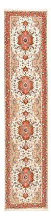 Loper Perzisch tapijt - Tabriz - Royal - 404 x 89 cm - veelkleurig