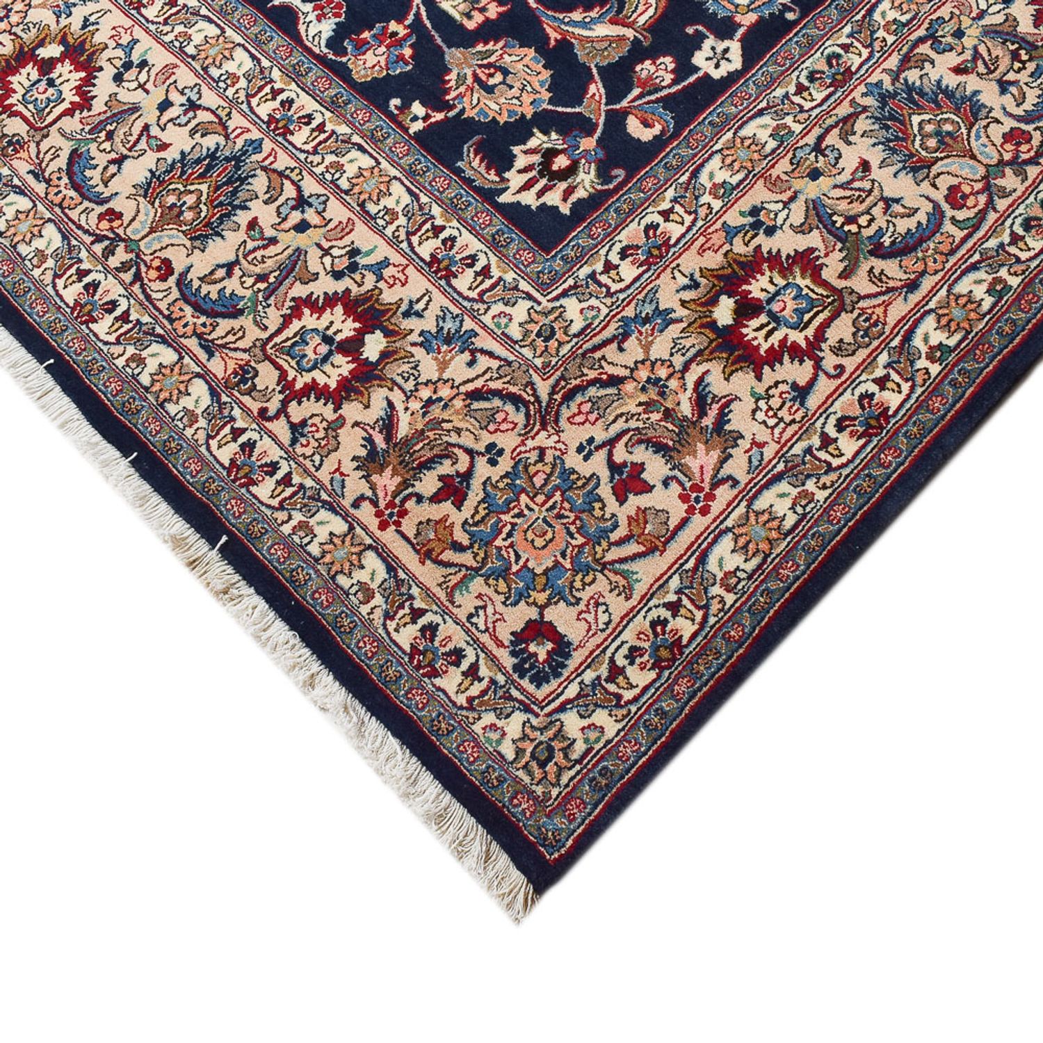 Tapis persan - Classique - 348 x 243 cm - bleu foncé