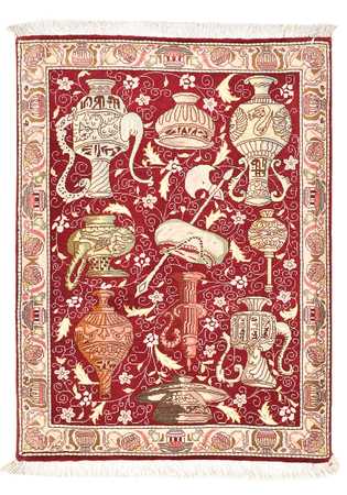 Tapis persan - Tabriz - Royal - 92 x 63 cm - multicolore