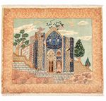 Tappeto Persero - Tabriz - Reale - 87 x 72 cm - multicolore