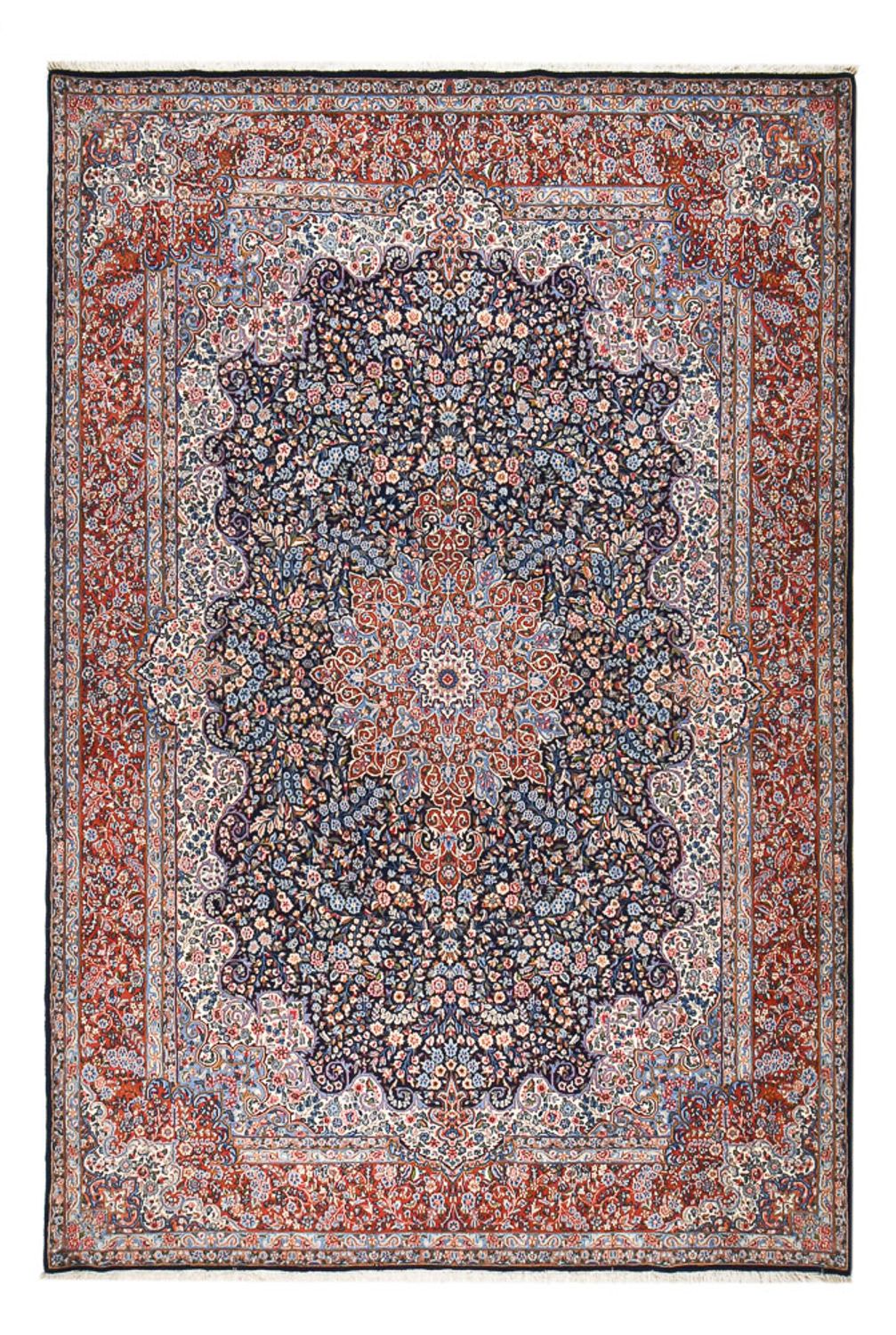 Dywan perski - Tabriz - Królewski - 360 x 246 cm - rdza