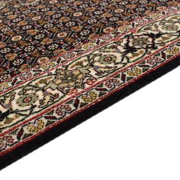 Løper Persisk teppe - Tabriz - Royal - 393 x 82 cm - mørk beige