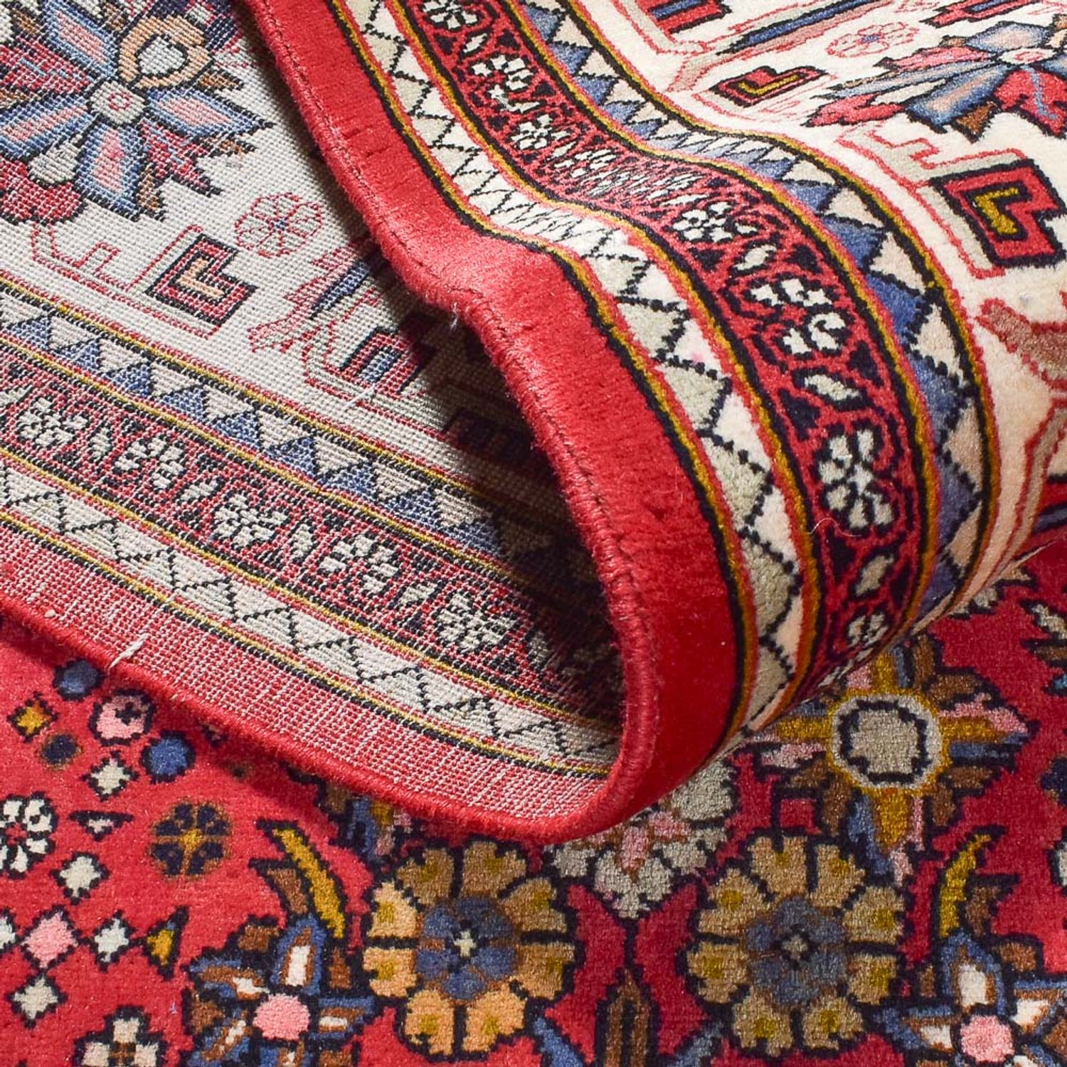 Tapis persan - Nomadic - 320 x 205 cm - rouge