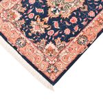 Alfombra Persa - Tabriz - Real - 91 x 59 cm - azul oscuro