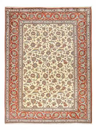 Perserteppich - Isfahan - Premium - 367 x 253 cm - hellbeige