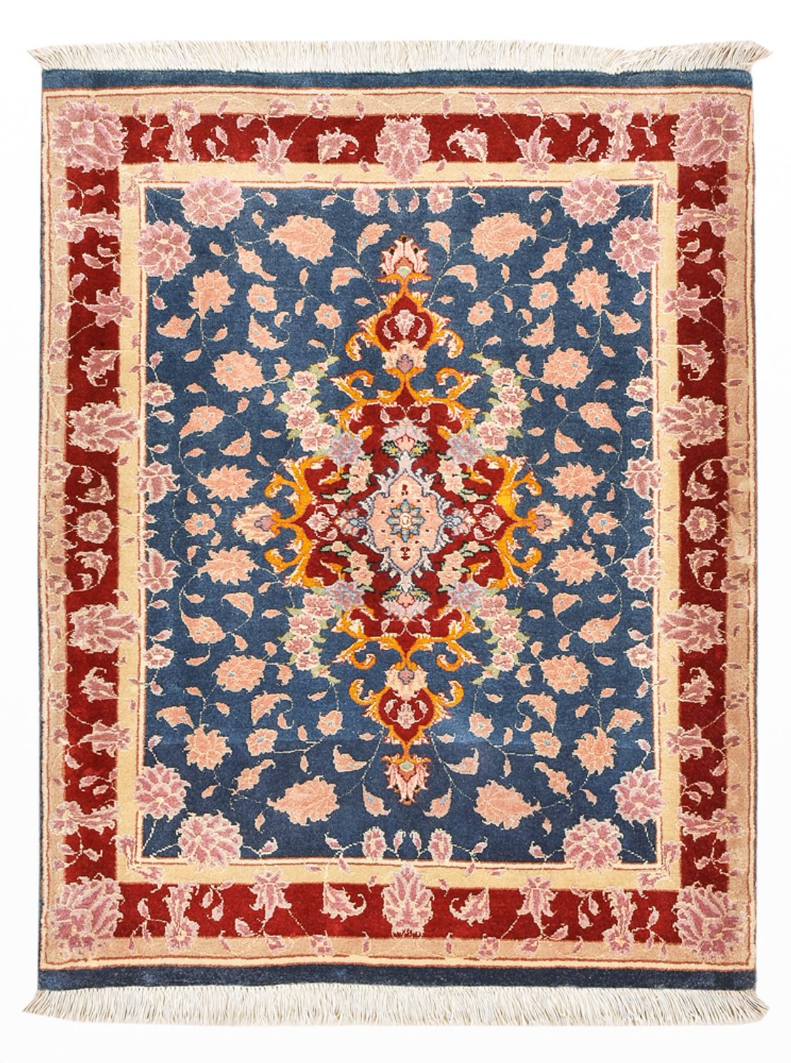 Perzisch tapijt - Tabriz - Royal - 88 x 68 cm - veelkleurig