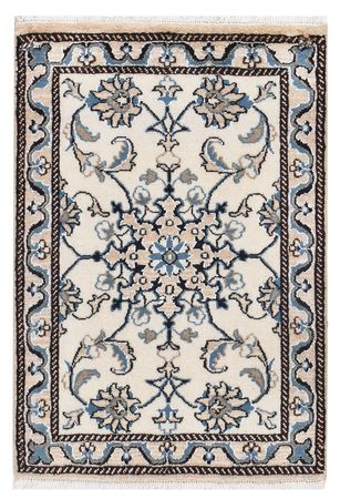 Tapis persan - Nain - 85 x 57 cm - crème