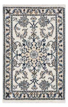 Tapis persan - Nain - 92 x 60 cm - crème