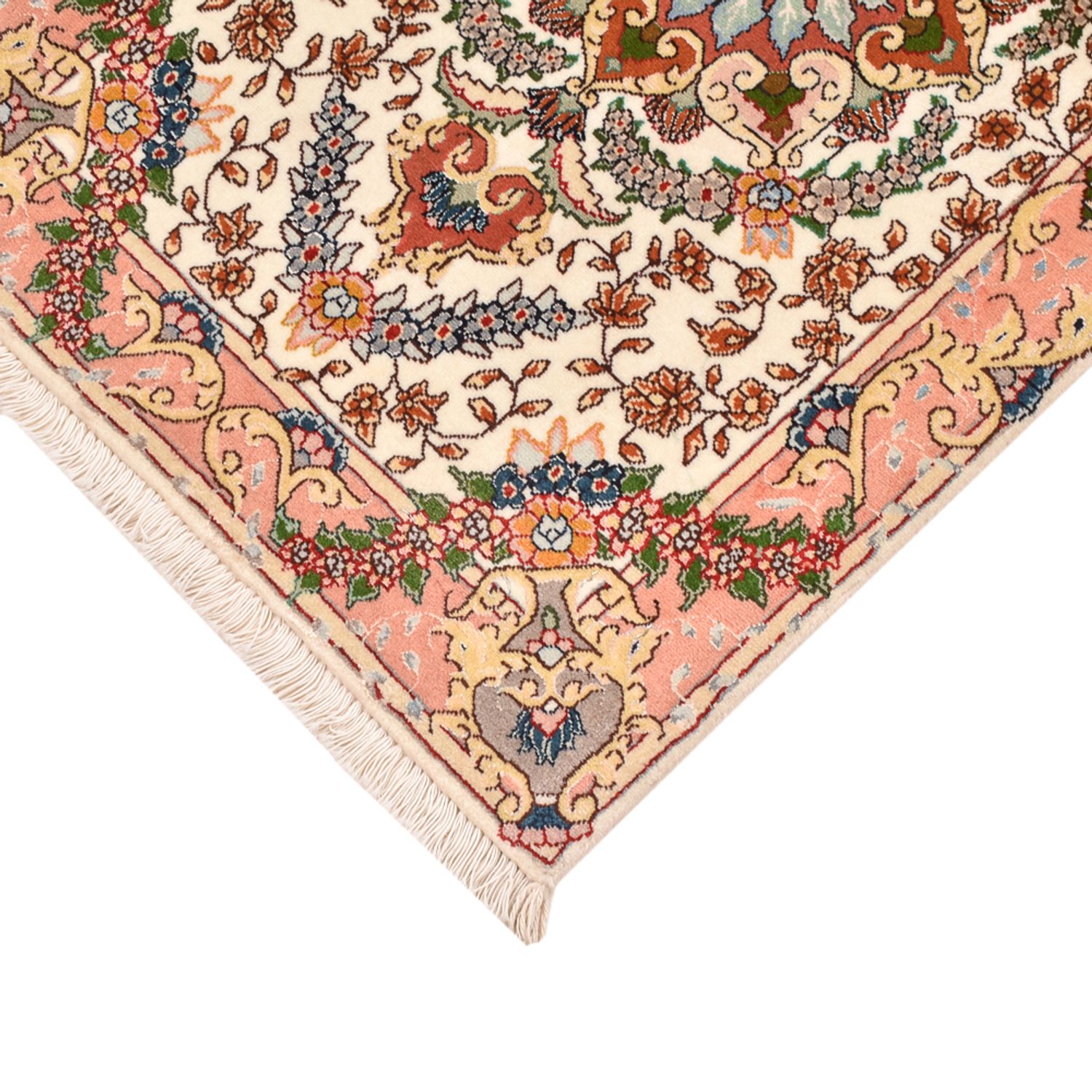 Perzisch tapijt - Tabriz - Royal - 90 x 60 cm - veelkleurig