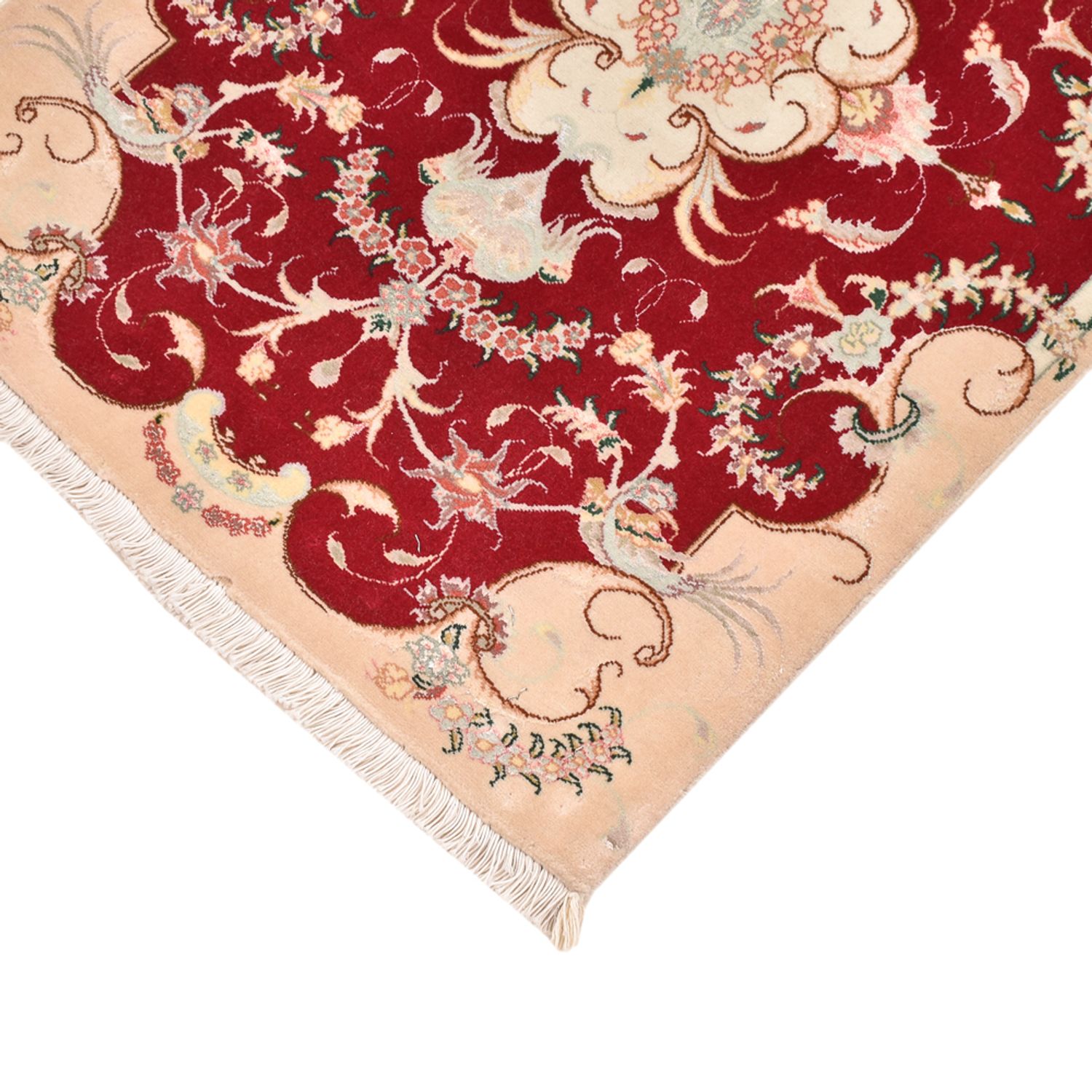 Tappeto Persero - Tabriz - Reale - 90 x 60 cm - rosso