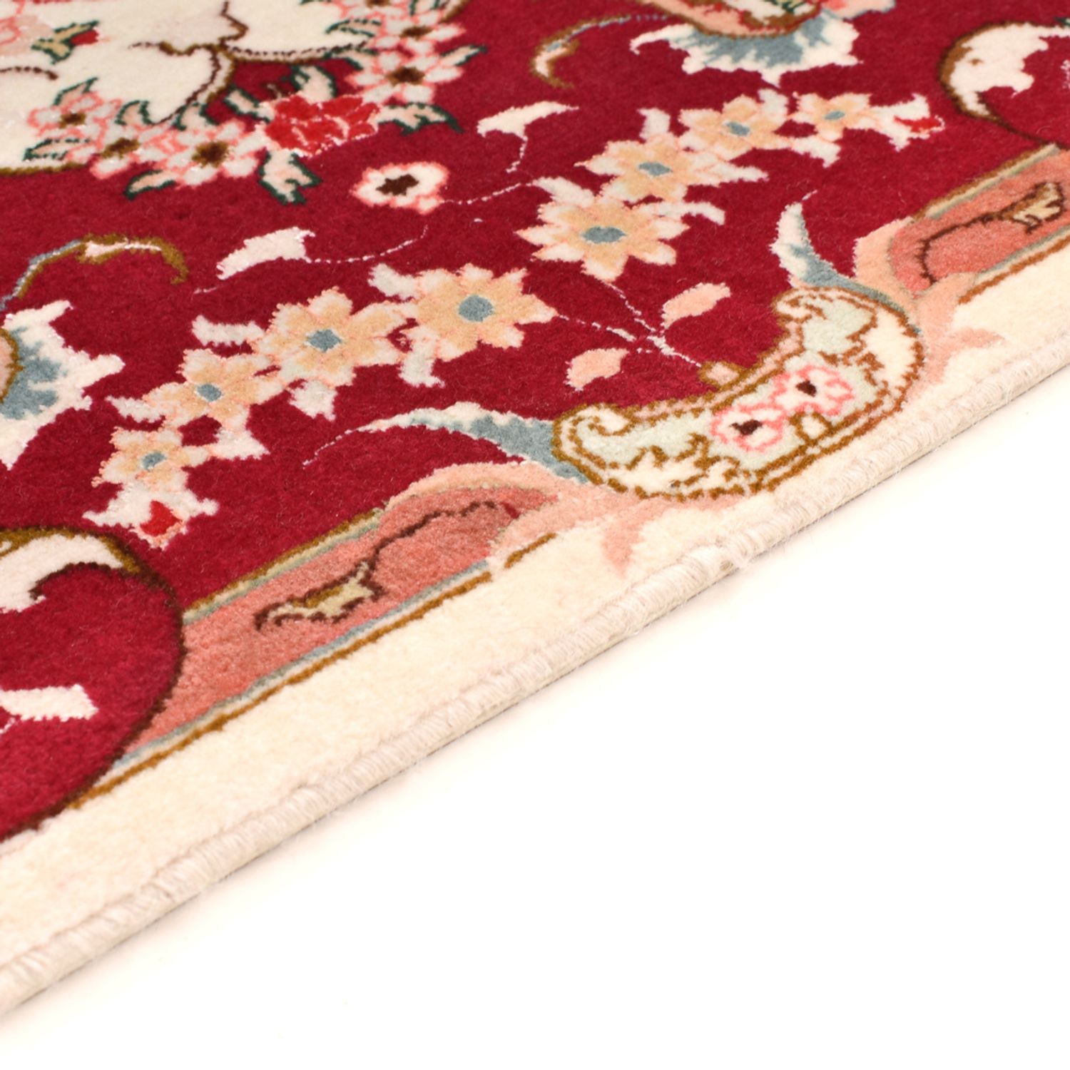 Tapete Persa - Tabriz - Royal - 90 x 60 cm - vermelho