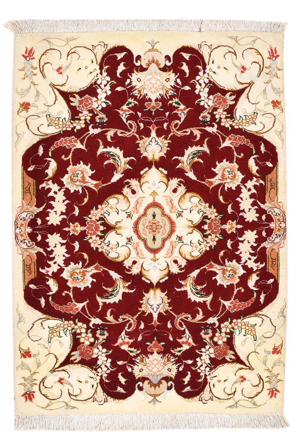 Tappeto Persero - Tabriz - Reale - 90 x 60 cm - rosso