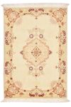 Persisk teppe - Tabriz - Royal - 89 x 58 cm - lys beige