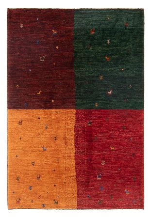 Tapete Gabbeh - Loribaft Persa - 126 x 82 cm - multicolorido