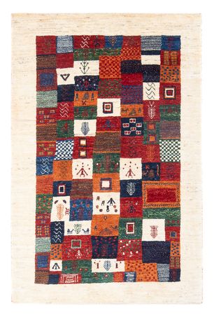 Tapis Gabbeh - Loribaft Persan - 130 x 84 cm - multicolore