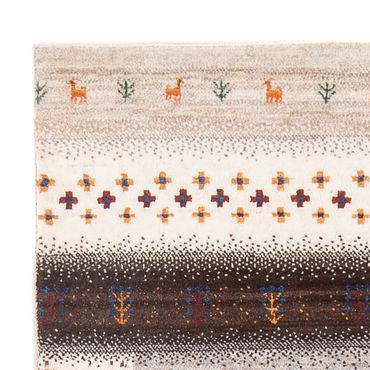 Tapete Gabbeh - Loribaft Persa - 130 x 84 cm - multicolorido