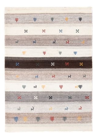 Tapis Gabbeh - Loribaft Persan - 130 x 85 cm - multicolore