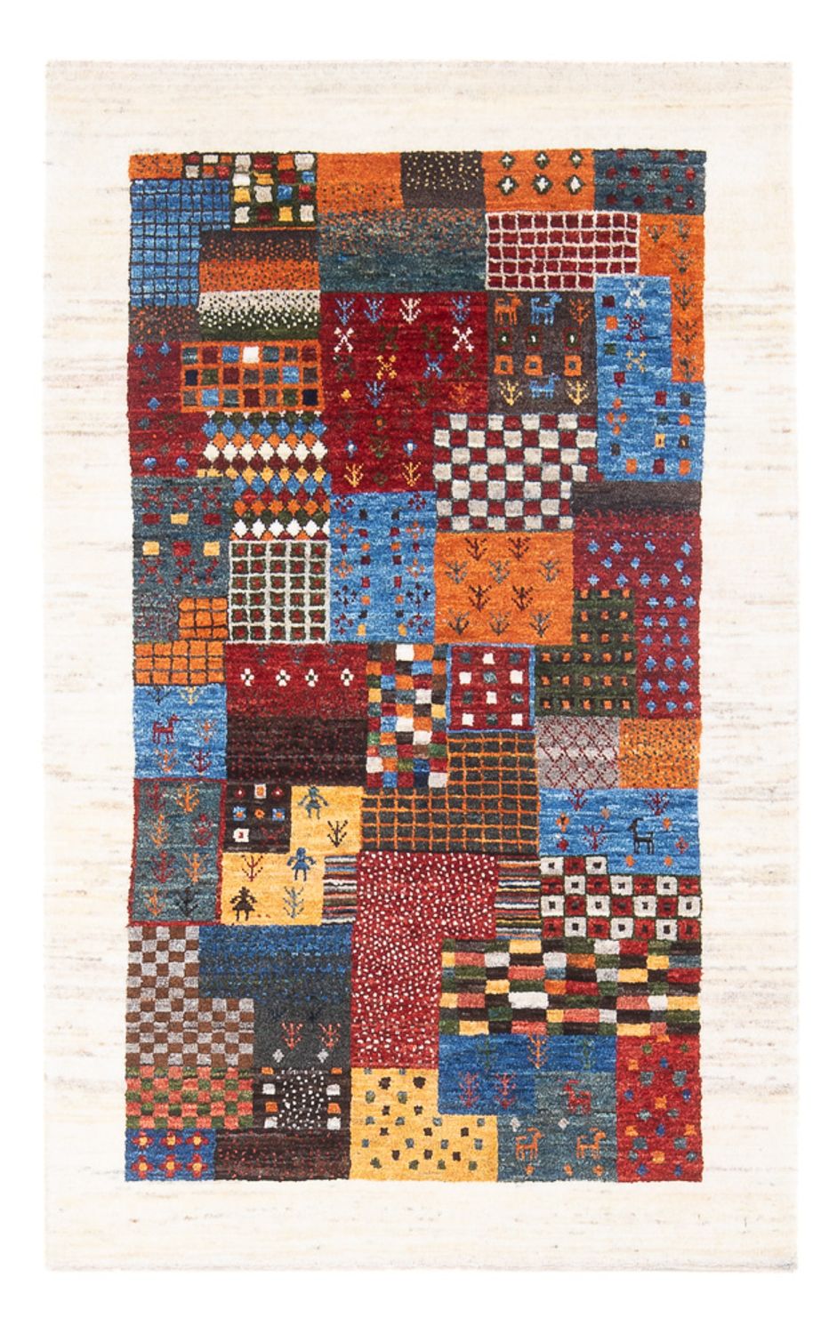 Gabbeh Rug - Loribaft Perser - 135 x 80 cm - multicolored