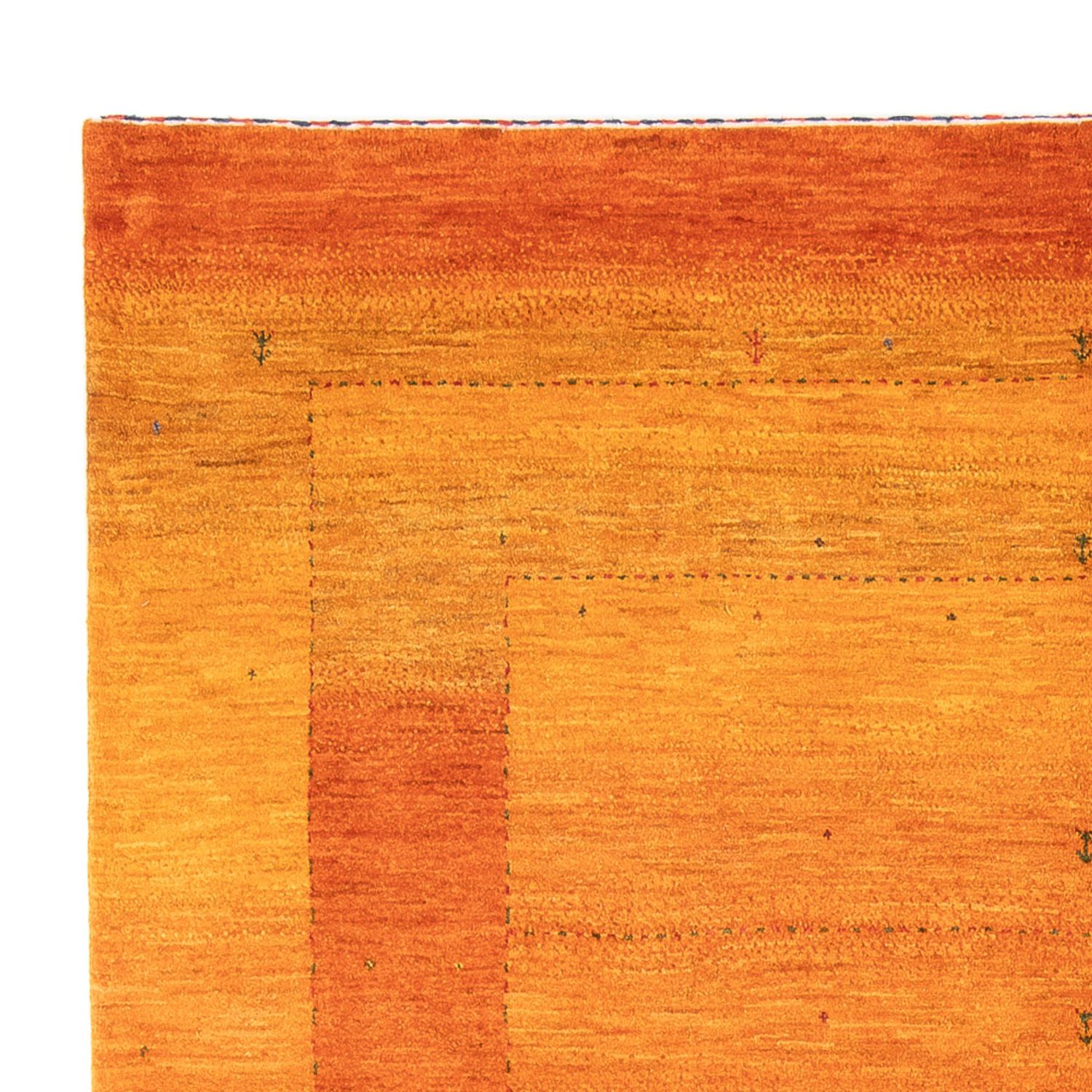 Tapis Gabbeh - Loribaft Persan - 235 x 176 cm - orange