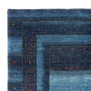 Gabbeh Tapijt - Loribaft Perzisch - 216 x 183 cm - donkerblauw