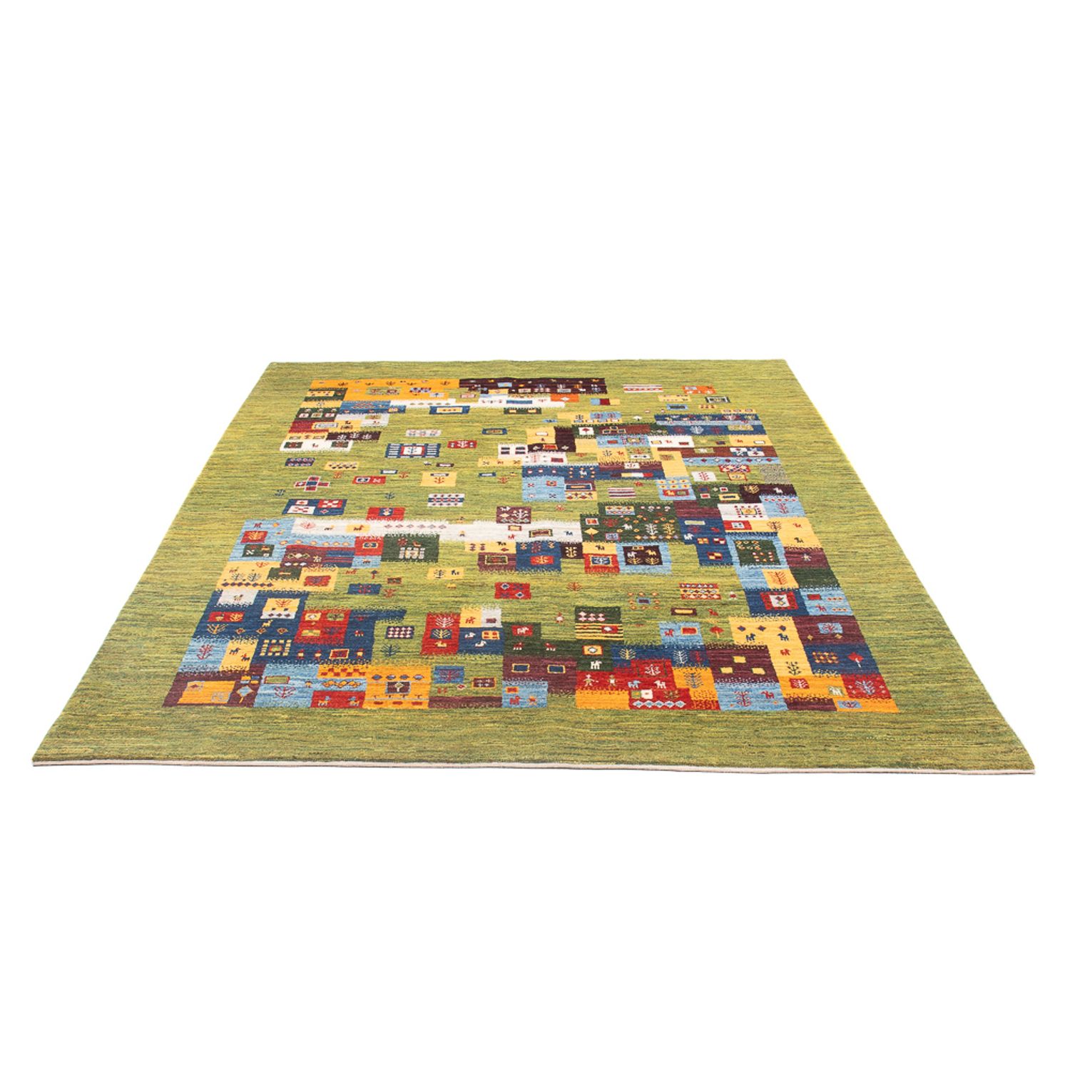 Tapis Gabbeh - Loribaft Persan - 236 x 175 cm - multicolore