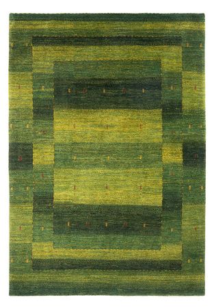 Alfombra Gabbeh - Loribaft Persa - 243 x 166 cm - verde oscuro