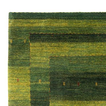 Tapis Gabbeh - Loribaft Persan - 243 x 166 cm - vert foncé