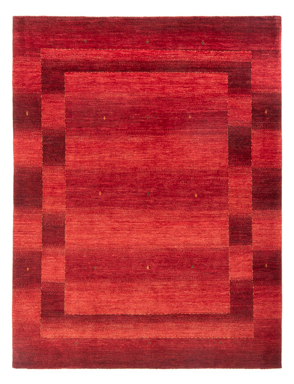 Gabbeh Teppich - Loribaft Perser - 240 x 183 cm - rot