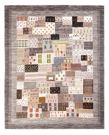 Tapis Gabbeh - Loribaft Persan - 255 x 196 cm - multicolore