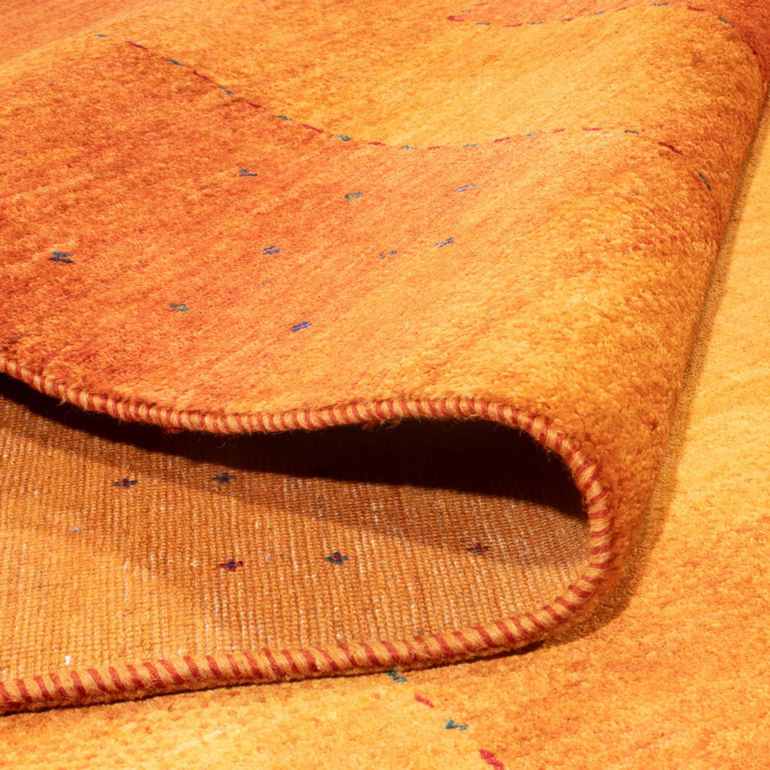 Tapis Gabbeh - Loribaft Persan - 293 x 218 cm - terracotta