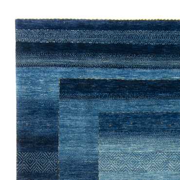 Gabbeh Rug - Loribaft Perser - 286 x 212 cm - sea blue