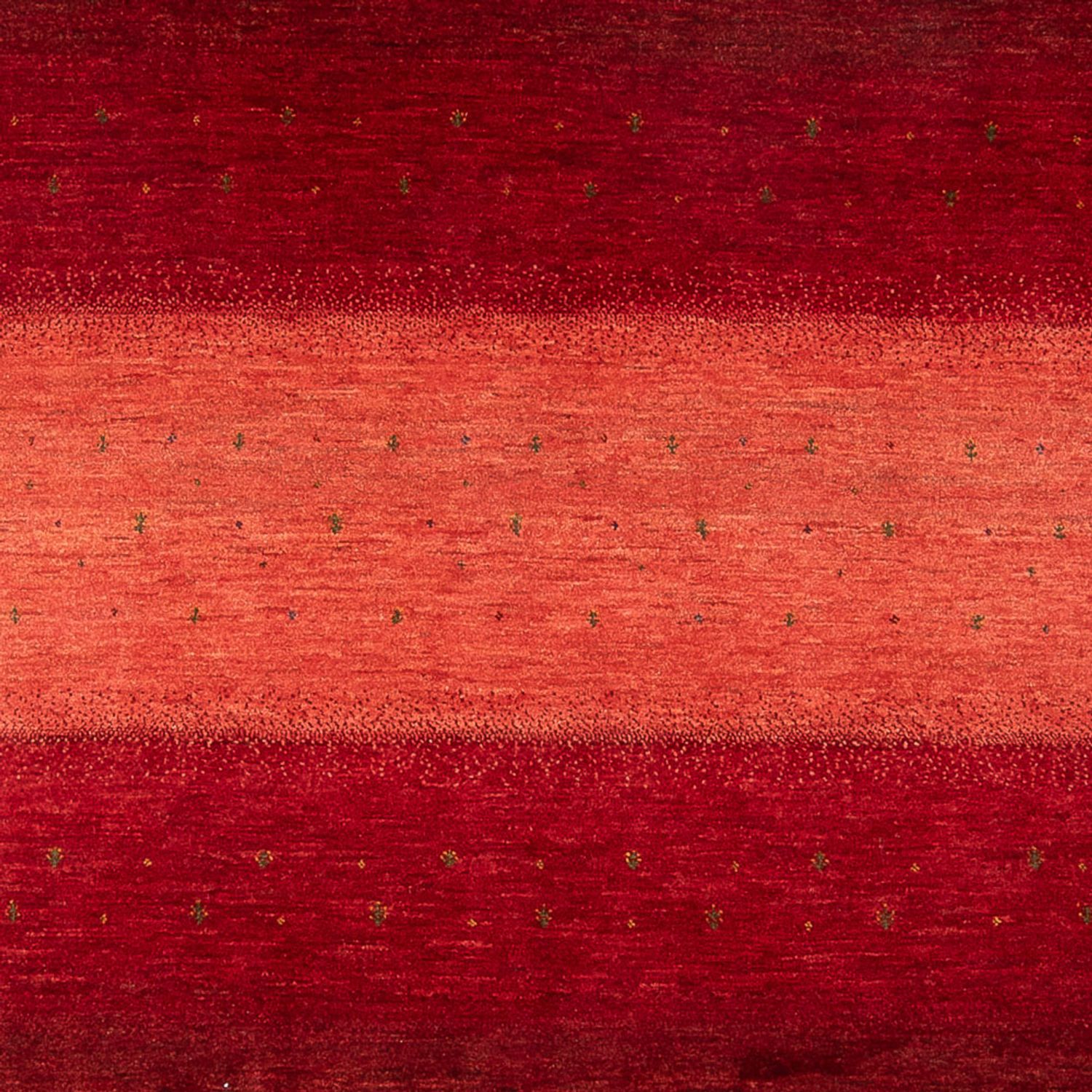 Alfombra Gabbeh - Loribaft Persa - 302 x 222 cm - rojo