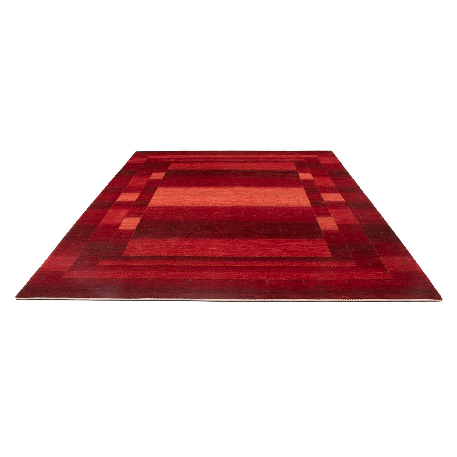 Gabbeh Teppich - Loribaft Perser - 302 x 222 cm - rot