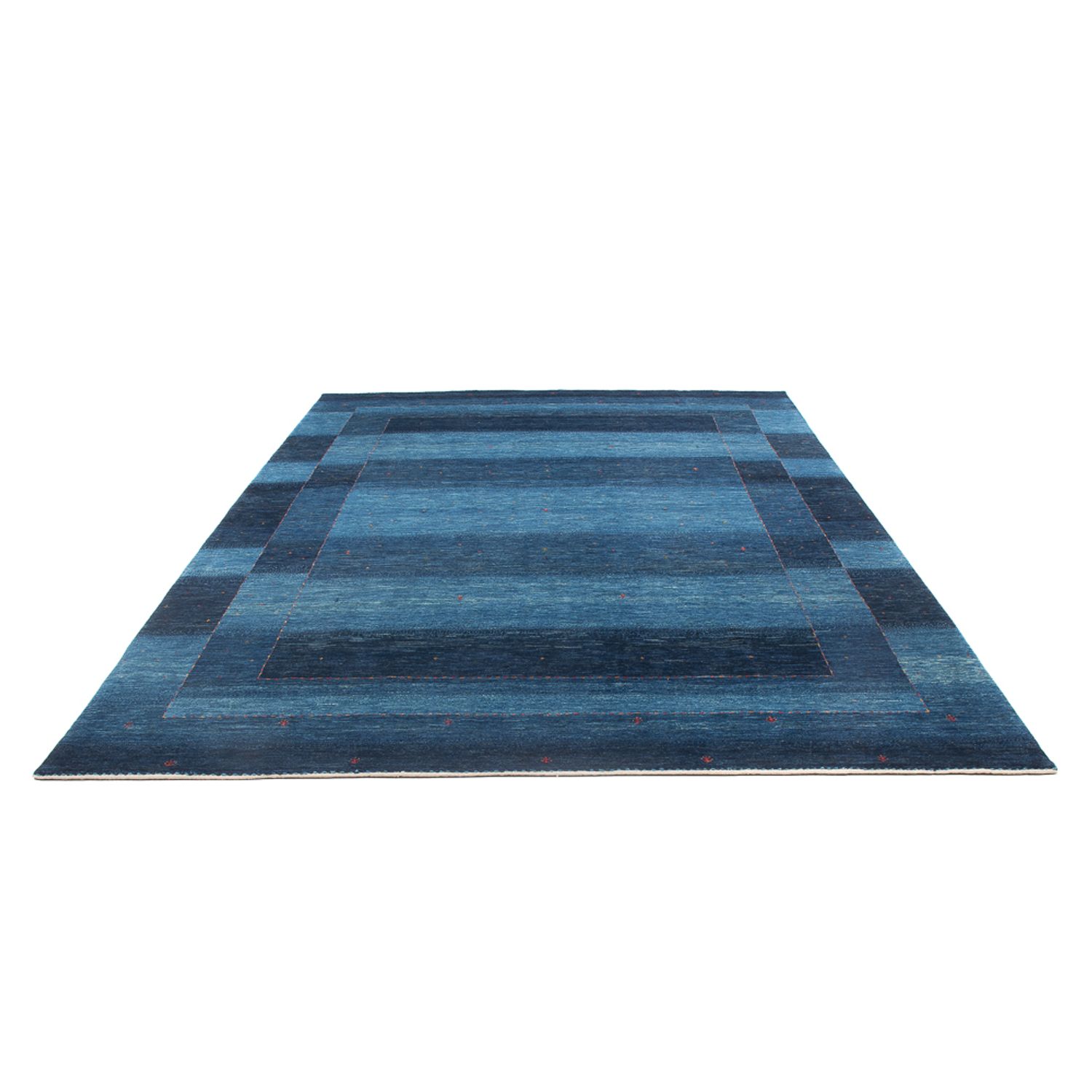 Alfombra Gabbeh - Loribaft Persa - 312 x 214 cm - azul marino