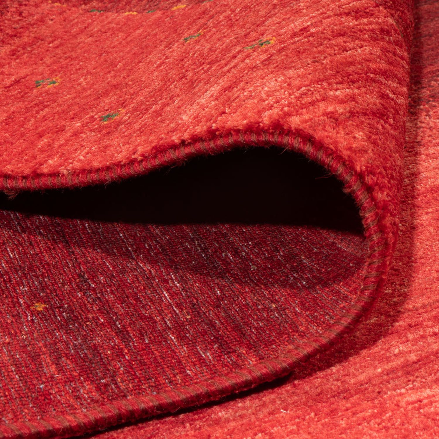 Gabbeh Teppich - Loribaft Perser - 313 x 229 cm - rot