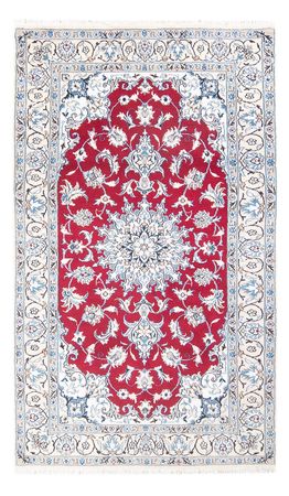 Alfombra persa - Nain - 201 x 117 cm - rojo