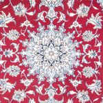 Tapis persan - Nain - 201 x 117 cm - rouge