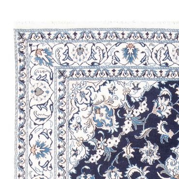 Alfombra persa - Nain - 234 x 168 cm - azul oscuro