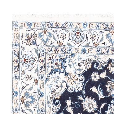 Tapis persan - Nain - 200 x 120 cm - bleu foncé