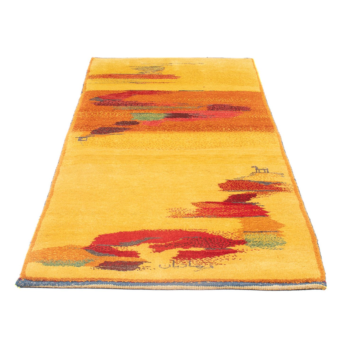 Loper Gabbeh tapijt - Perzisch - 213 x 85 cm - veelkleurig