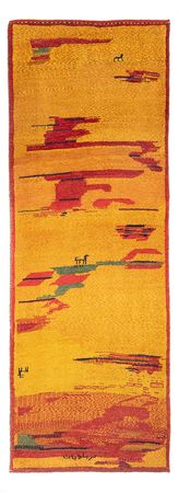 Tapis de couloir Tapis Gabbeh - Persan - 235 x 85 cm - multicolore