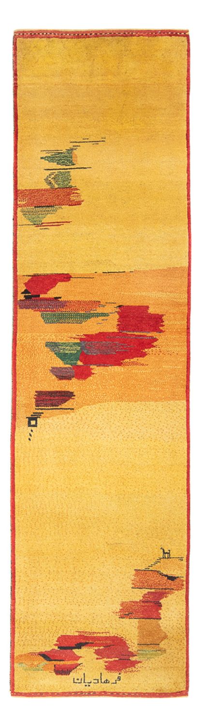 Tapis de couloir Tapis Gabbeh - Persan - 288 x 84 cm - multicolore