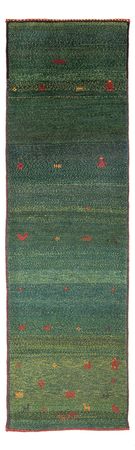 Loper Gabbeh tapijt - Perzisch - 270 x 75 cm - donkergroen