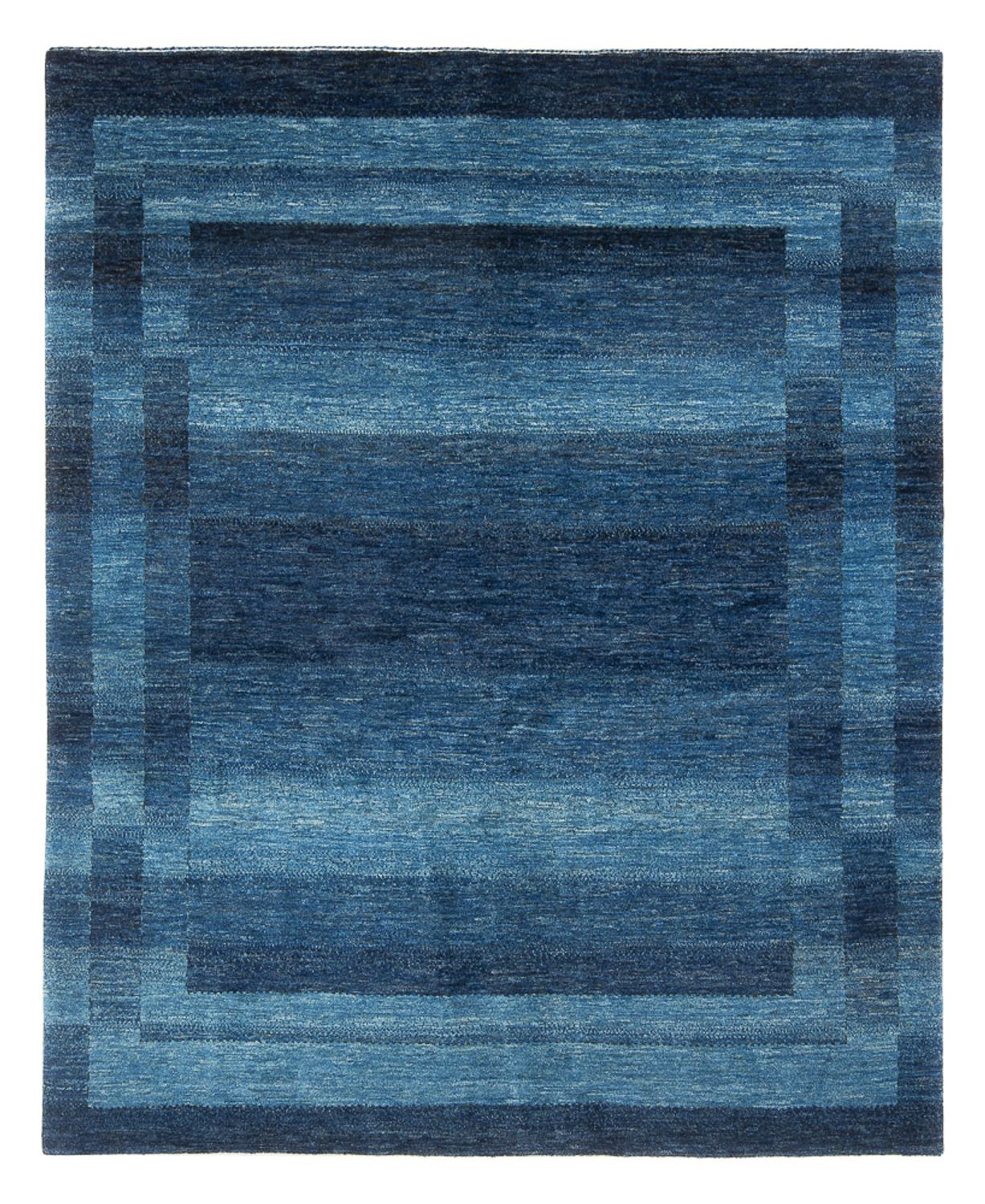 Gabbeh Teppich - Loribaft Perser - 225 x 186 cm - seeblau