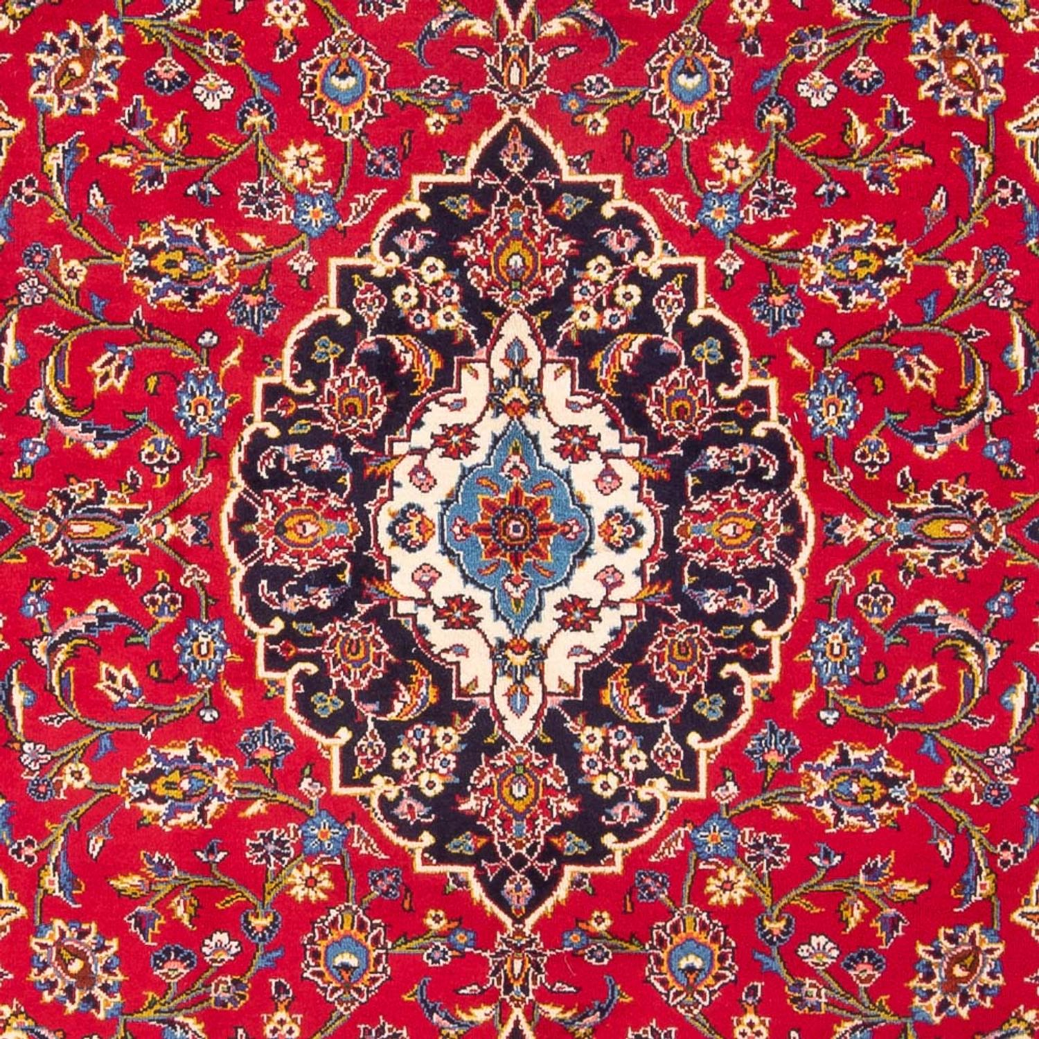 Alfombra persa - Keshan - 296 x 203 cm - rojo